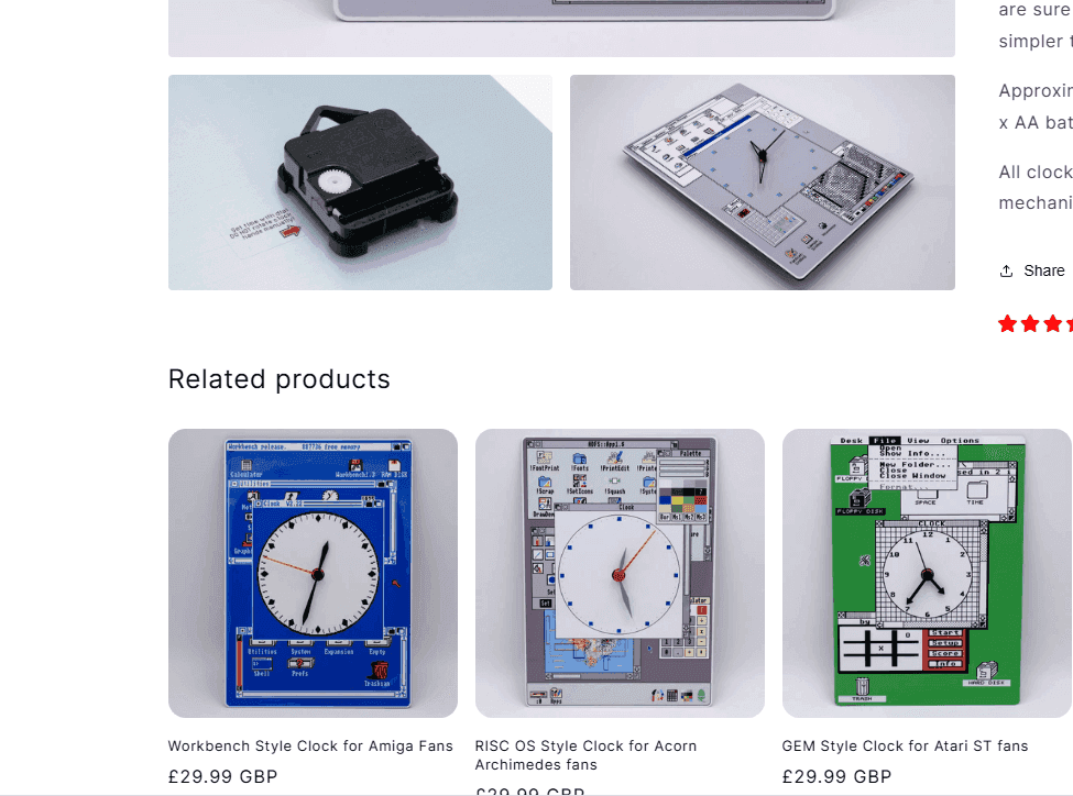 Windows 3.1 Style Clock